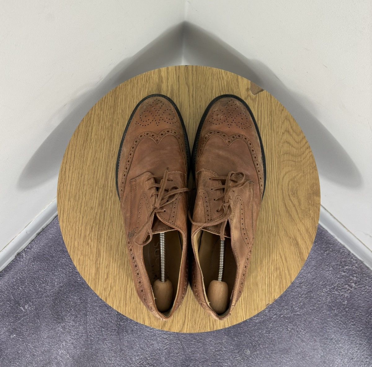 Tod's Tod’s Men’s Brown Lace-Up Formal Leather Oxford Brogue Shoes Size US 9 / EU 42 - 14 Thumbnail
