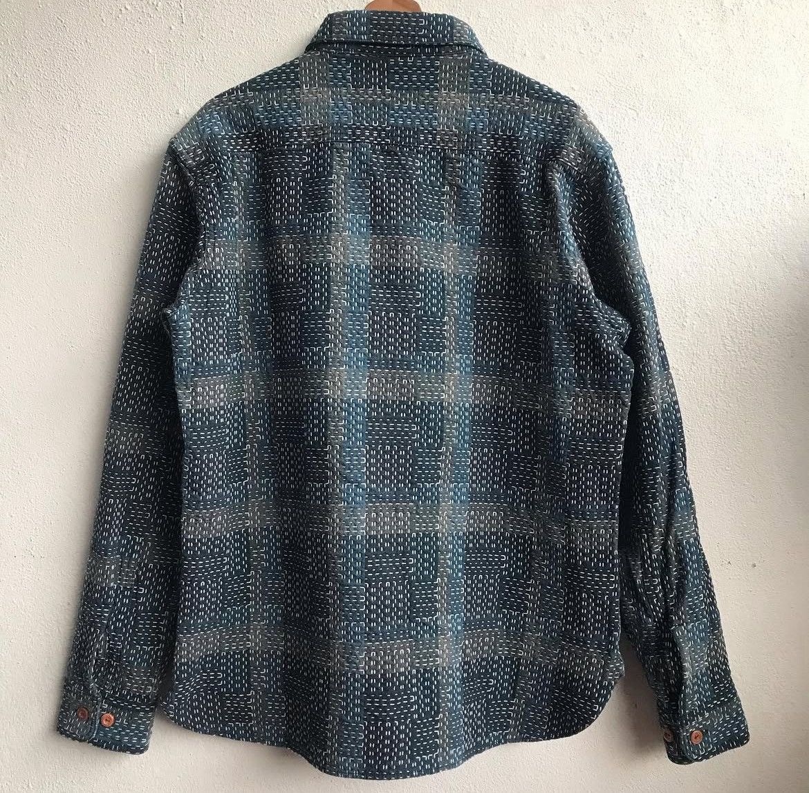 Studio D'Artisan STUDIO D'ARTISAN NORAGI SASHIKO SHIRT Size US XXL / EU 58 / 5 - 7 Thumbnail