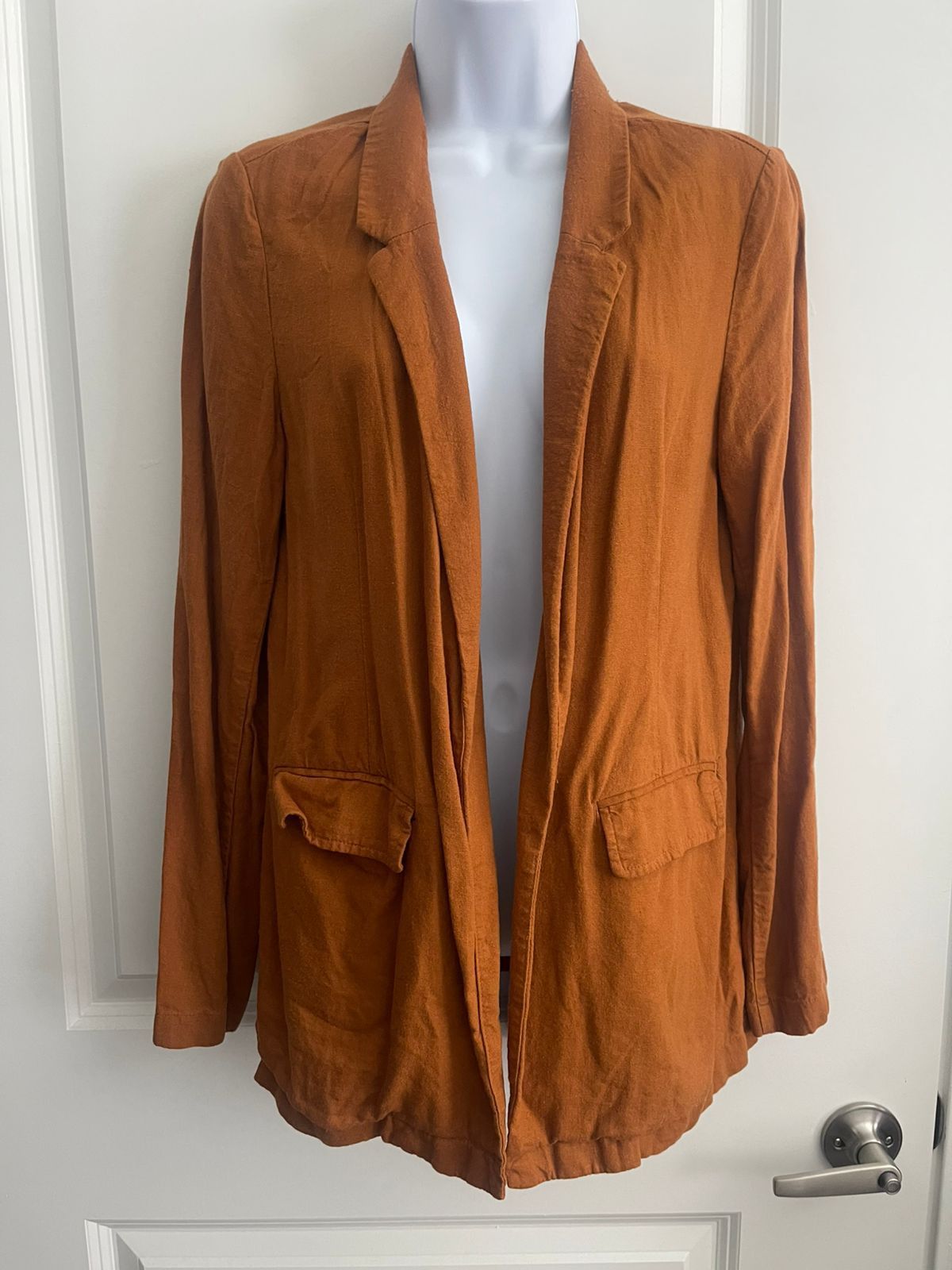 Old Navy Old Navy Burnt Orange Blazer Size S / US 4 / IT 40 - 1 Thumbnail