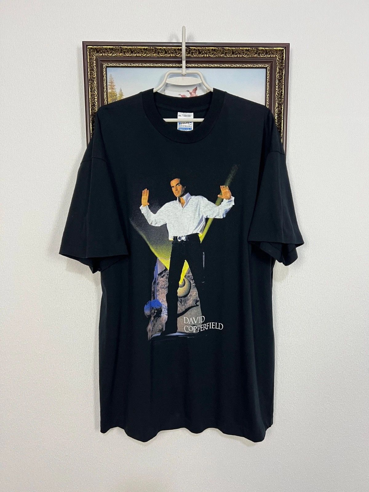 Vintage Vintage 90's The Magic Of David Copperfield Shirt Print Tee Size US XXL / EU 58 / 5 - 1 Thumbnail