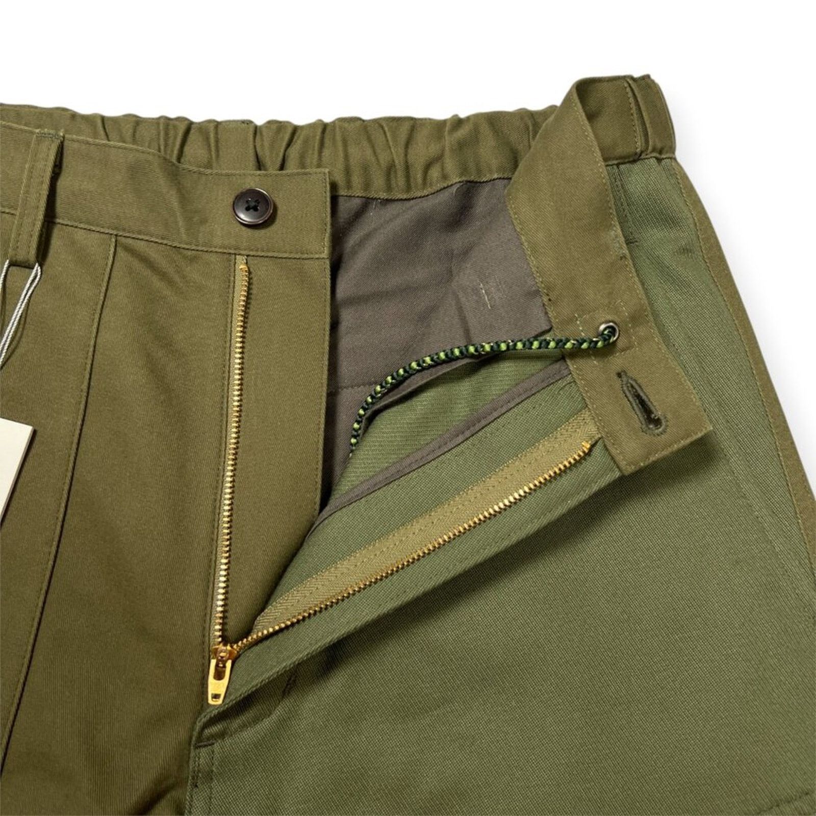 KUON KUON Japan Patchwork Utility Cargo Trousers L Wide Leg NWT Size US 34 / EU 50 - 4 Thumbnail