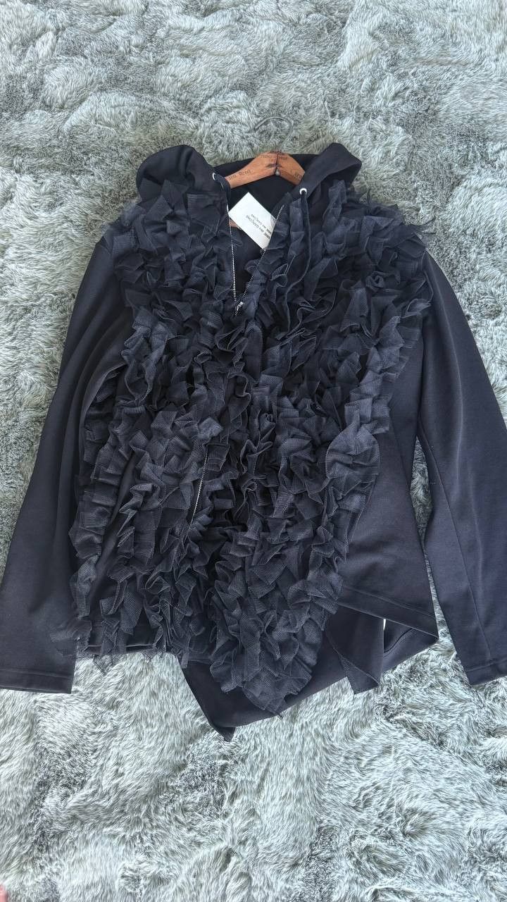 Comme des Garcons Homme Plus CDG Homme Plus Rare Ruched Zip Hoodie Brand New M Size 40R - 6 Thumbnail