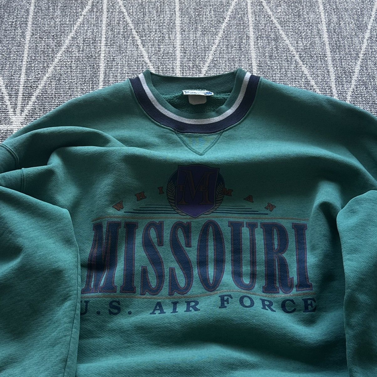 Vintage missouri us air force vintage crewneck Size US XL / EU 56 / 4 - 2 Thumbnail