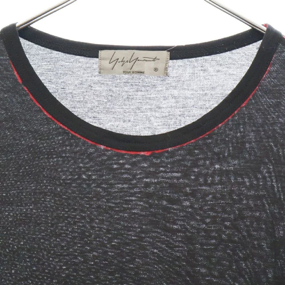 Yohji Yamamoto Yohji Yamamoto POUR HOMME 18SS Crew Neck Switch/Sleeve T Size US L / EU 52-54 / 3 - 3 Thumbnail