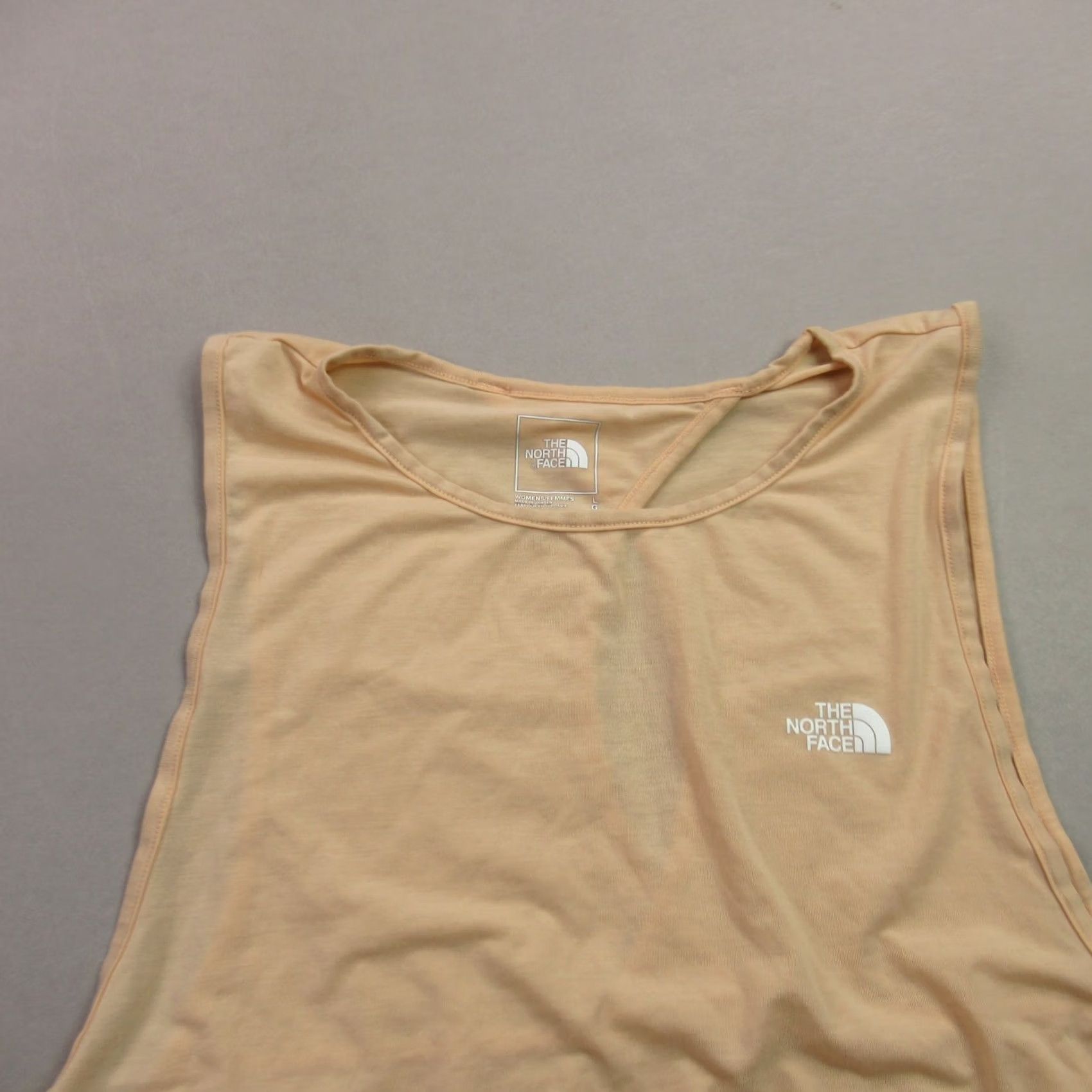 The North Face The North Face Tank Top Womens Large Sleeveless Lightweight Yellow Crew Neck Size L / US 10 / IT 46 - 3 Thumbnail