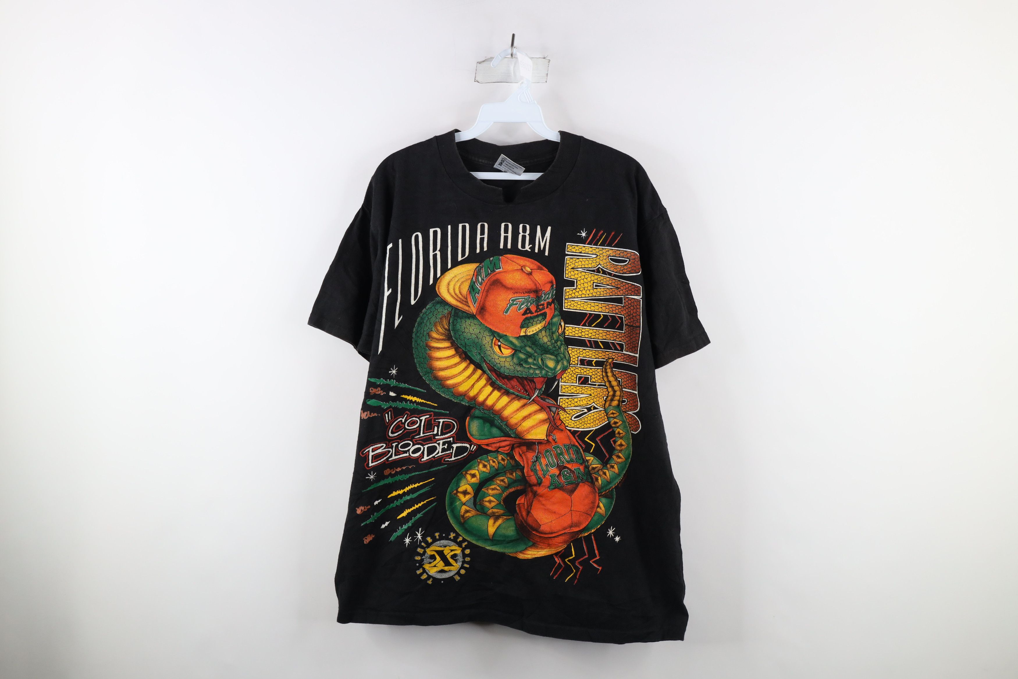 Vintage Vintage 90s Florida A&M University Rattlers T-Shirt USA Size US L / EU 52-54 / 3 - 1 Thumbnail