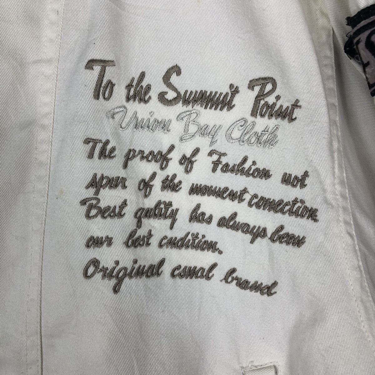 Japanese Brand 🔥Vintage Bomber Jacket Biker Union Made Japan Big Logo Size US M / EU 48-50 / 2 - 21 Thumbnail
