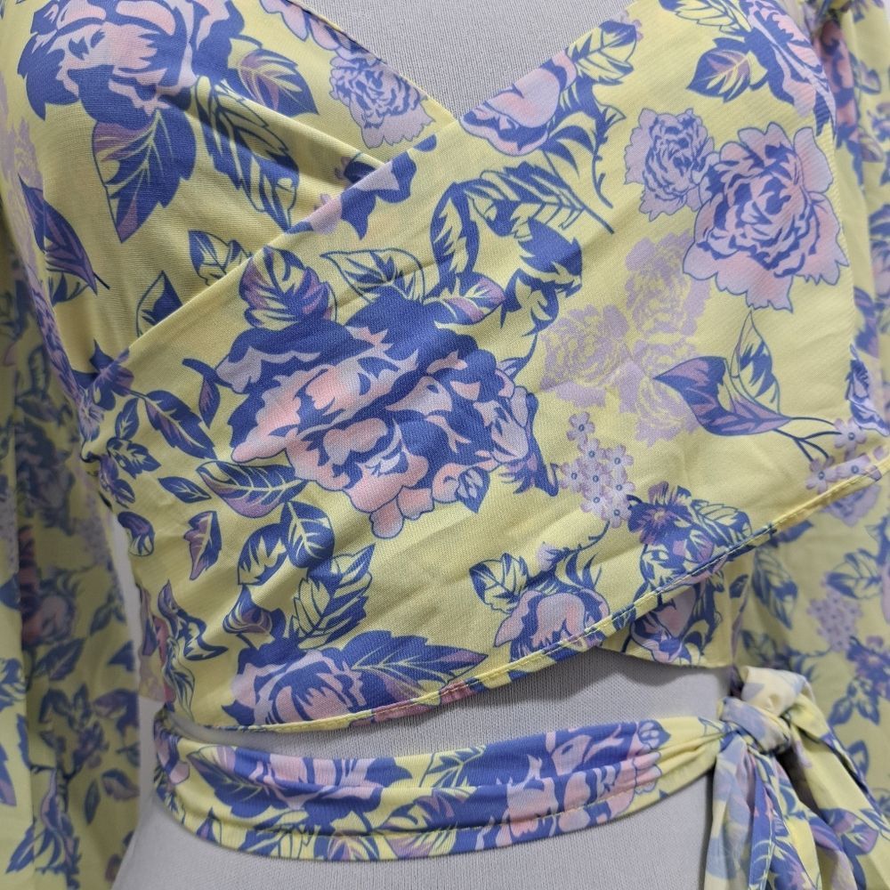 Other Yvonne & Love Floral Criss-Cross Bodies Adjustable Ties Wrap Size XL / US 12-14 / IT 48-50 - 13 Thumbnail