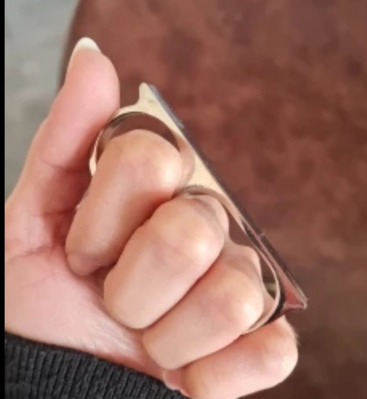 Vintage Hyperbole Double Knuckle Ring Size ONE SIZE - 1 Thumbnail