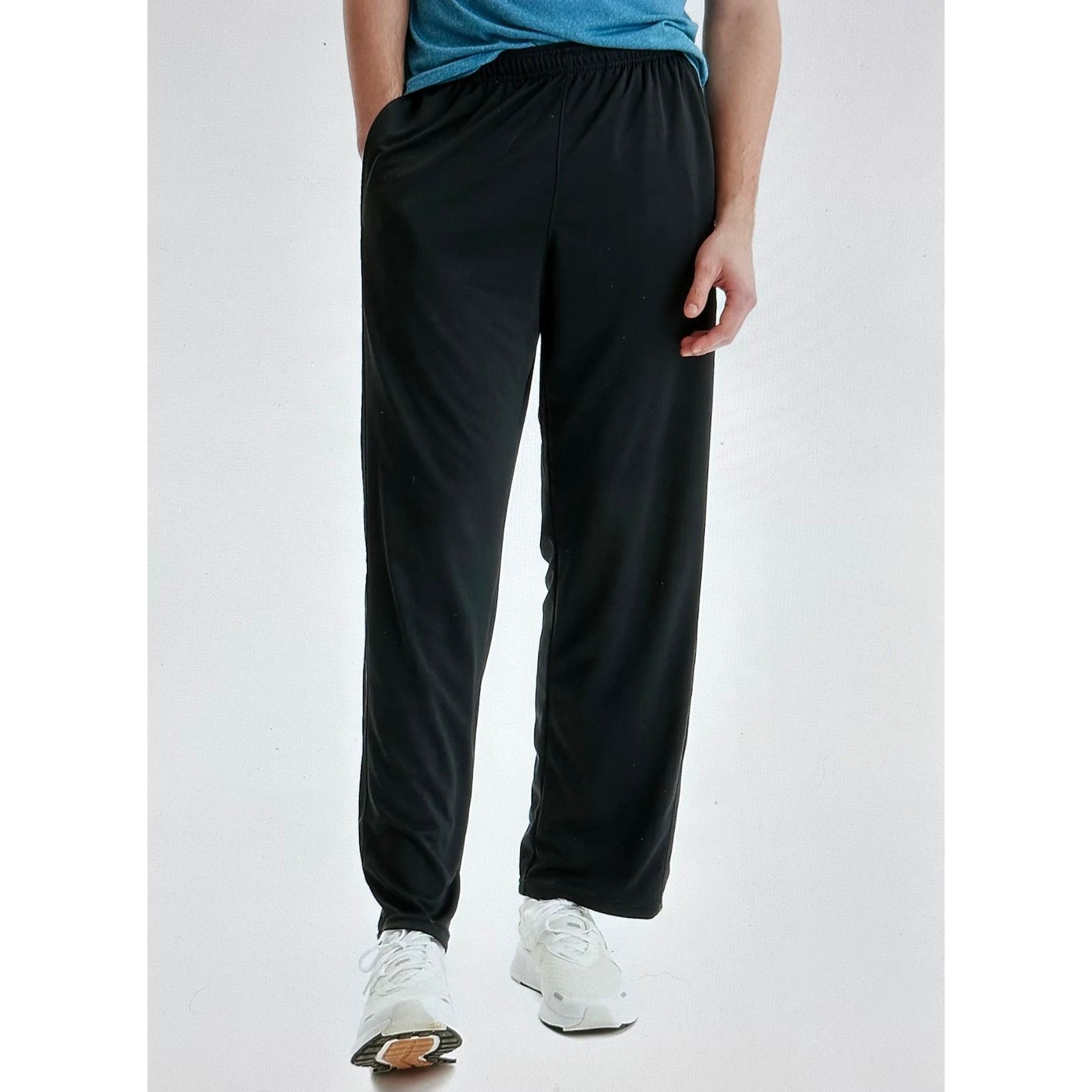 Hanes Hanes Sport Active Gear Joggers Mens Black L Size US 33 - 6 Thumbnail