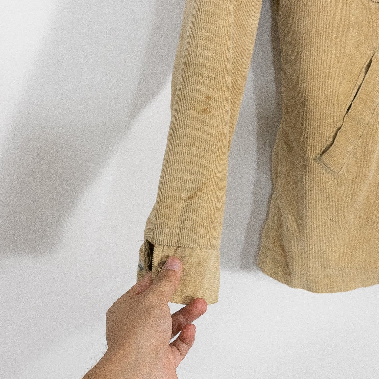 Vintage × Wrangler Vintage 70s Wrangler Corduroy Western Coat Mens Small Sherpa Size US S / EU 44-46 / 1 - 3 Thumbnail