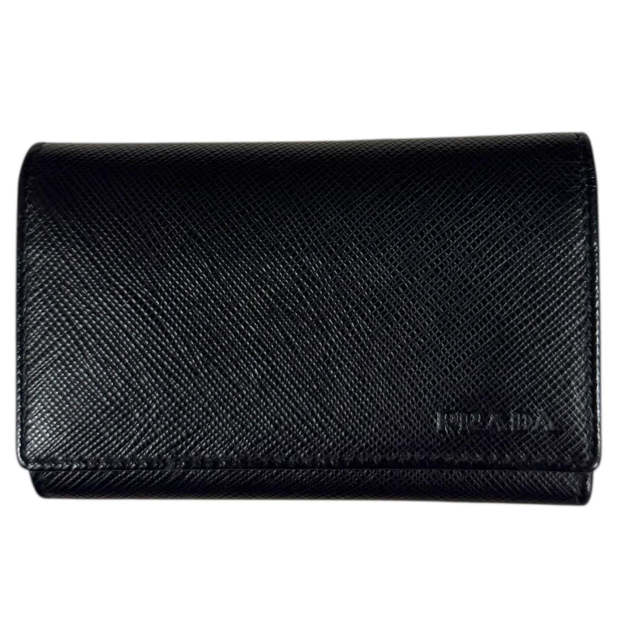 Prada Pre-owned Prada Saffiano Leather Key Case, 2PG002, Men's/Women's Size ONE SIZE - 1 Thumbnail