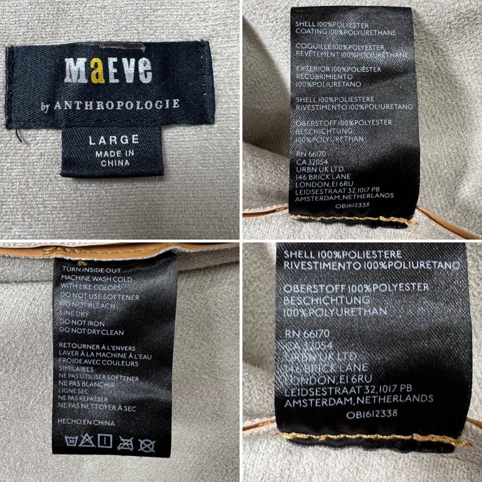 Anthropologie Maeve Oversized Vegan Leather Button Shacket Womens L Size L / US 10 / IT 46 - 5 Thumbnail