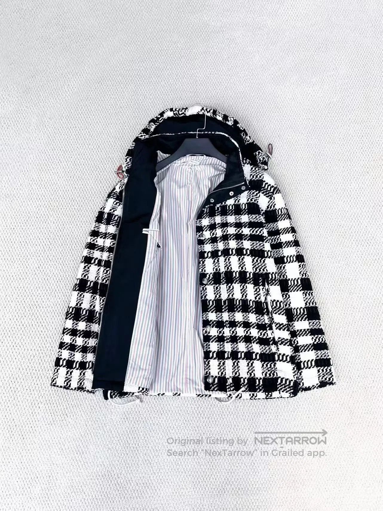 Thom Browne thom browne black and white hooded jacket. Size XS / US 0-2 / IT 36-38 - 4 Thumbnail