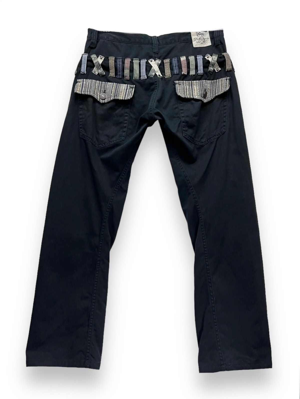Japanese Brand 🔥DOMINATE Japanese Handcrafted Double Waist Flap Bush Pants Size US 31 - 4 Thumbnail