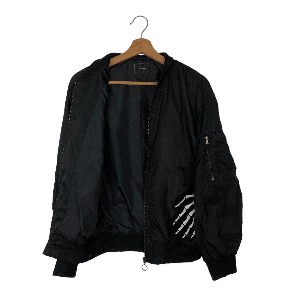 Japanese Brand 🔥VINTAGE BOMBER JACKET L’ESPOIR RIOT RIOT DESIGN Size US M / EU 48-50 / 2 - 8 Thumbnail
