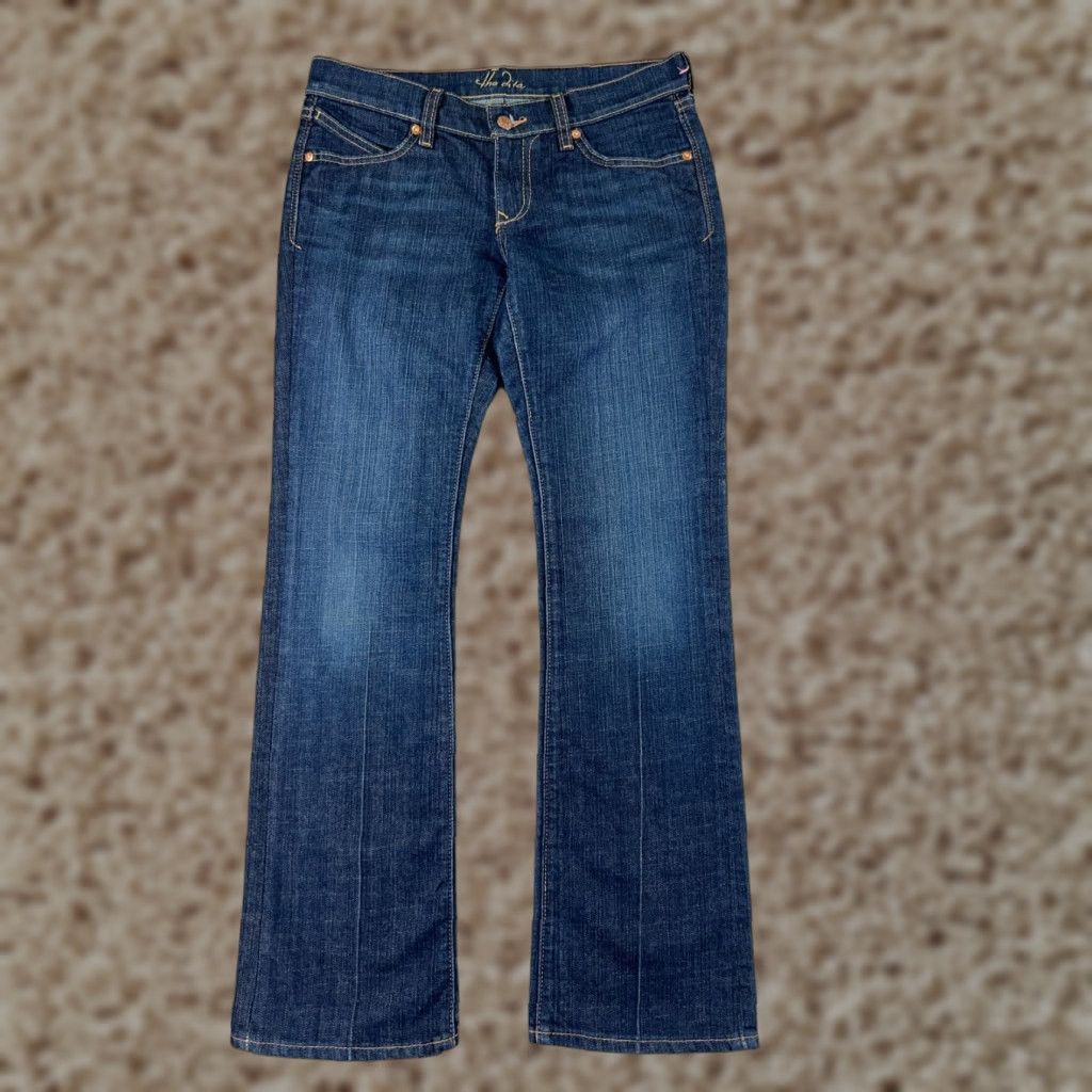 Old Navy VINTAGE Old Navy Jeans Women 6 Blue Denim Bootcut 30 In Inseam Regular Stretch Slimming 5-Pocket Design Cotton Blend Blue Womens Jeans Size 28" / US 6 / IT 42 - 1 Thumbnail