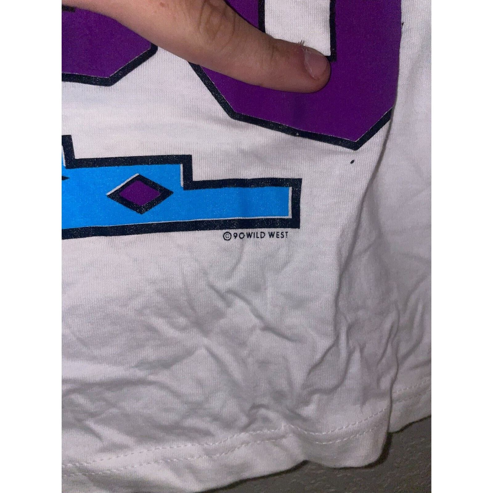 Jerzees Vintage Misprint Arizona Taos Las Vegas Sample White Tee Size US M / EU 48-50 / 2 - 6 Thumbnail