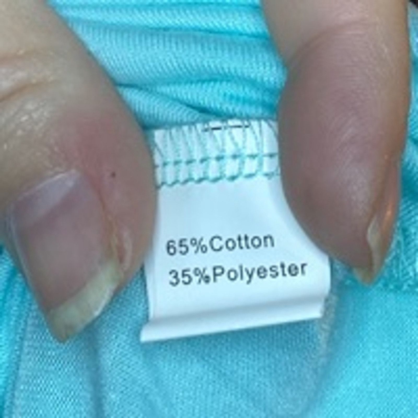 Other Summer Cold Shoulder Aqua Blue Draped Blouse Medium Size M / US 6-8 / IT 42-44 - 5 Thumbnail
