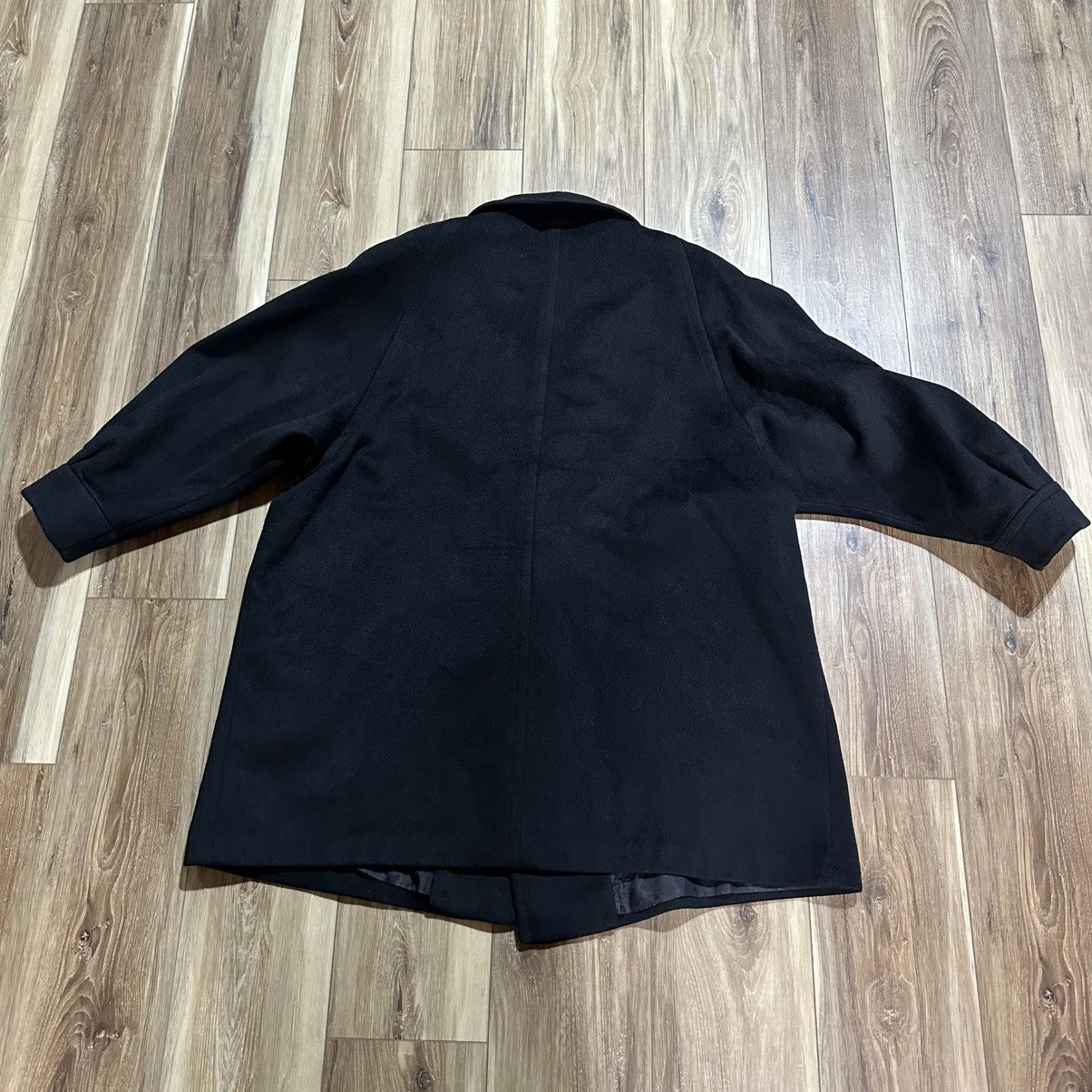 Vintage Vintage Ashley Scott 100% Wool Overcoat, Black, 2XL Size XXL / US 16-18 / IT 52-54 - 2 Thumbnail
