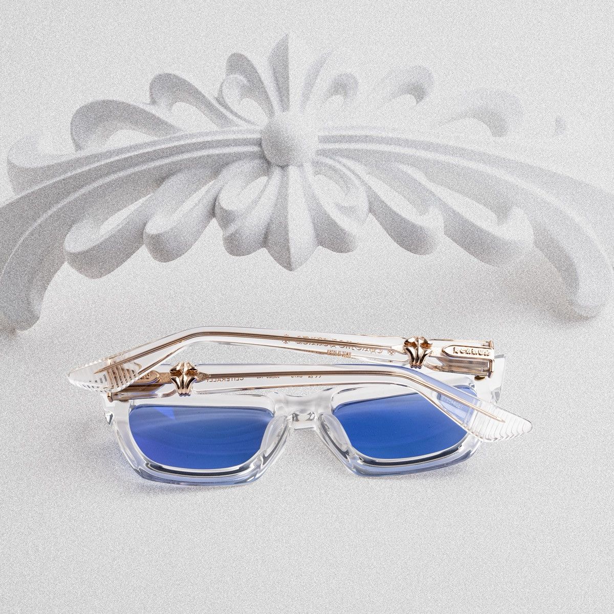Chrome Hearts CHROME HEARTS CLITERALLY CRYSTAL SUNGLASSES Size ONE SIZE - 7 Thumbnail