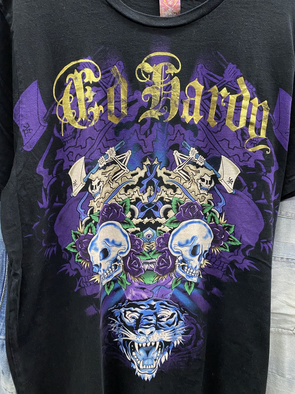 Designer × Ed Hardy × Vintage 💥edhardy vintage art tshirt Size US L / EU 52-54 / 3 - 3 Thumbnail