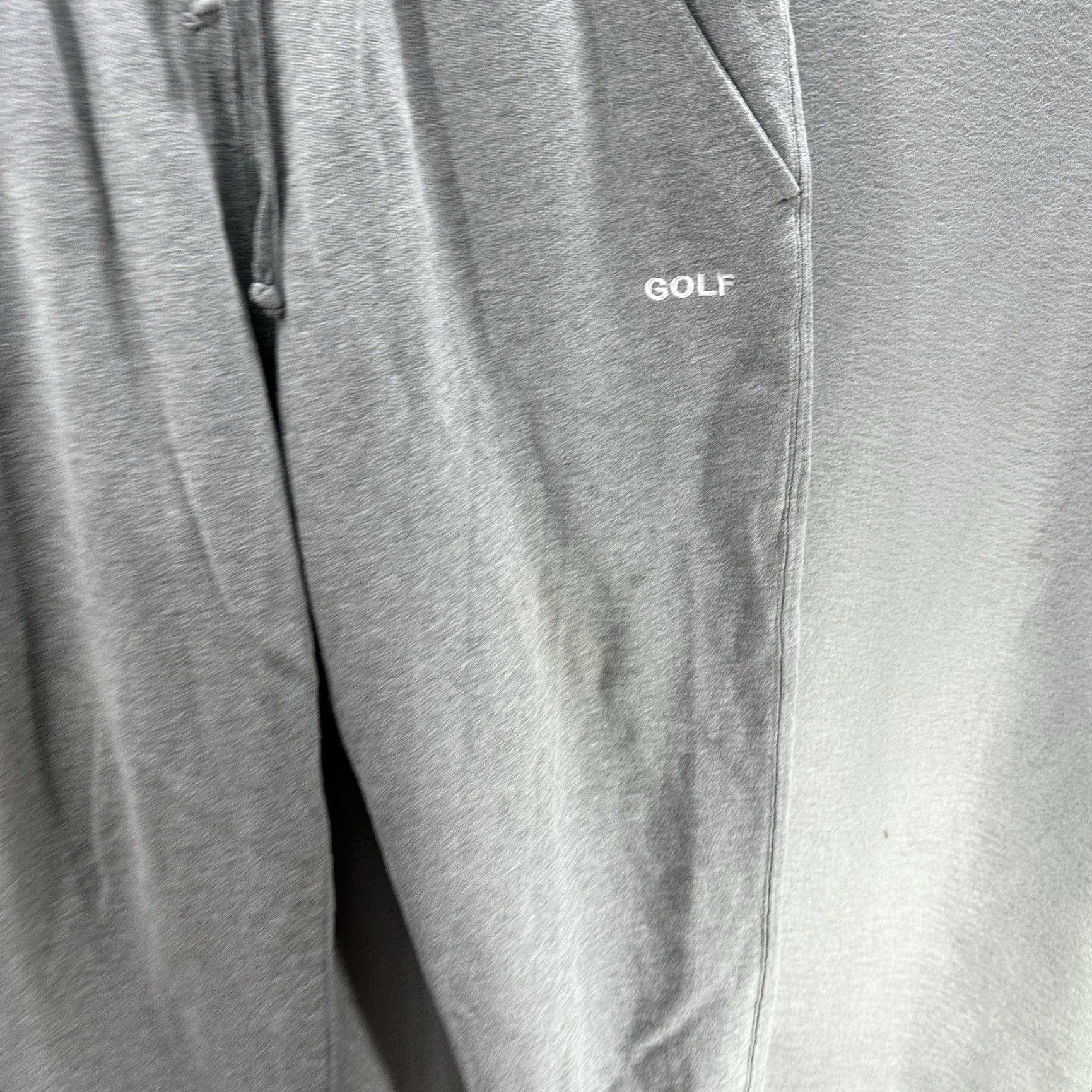 Golf Wang GOLF WANG Logo Sweatpants Mens XL Gray Fleece Joggers Tyler the Creator Street Size US 36 / EU 52 - 4 Thumbnail