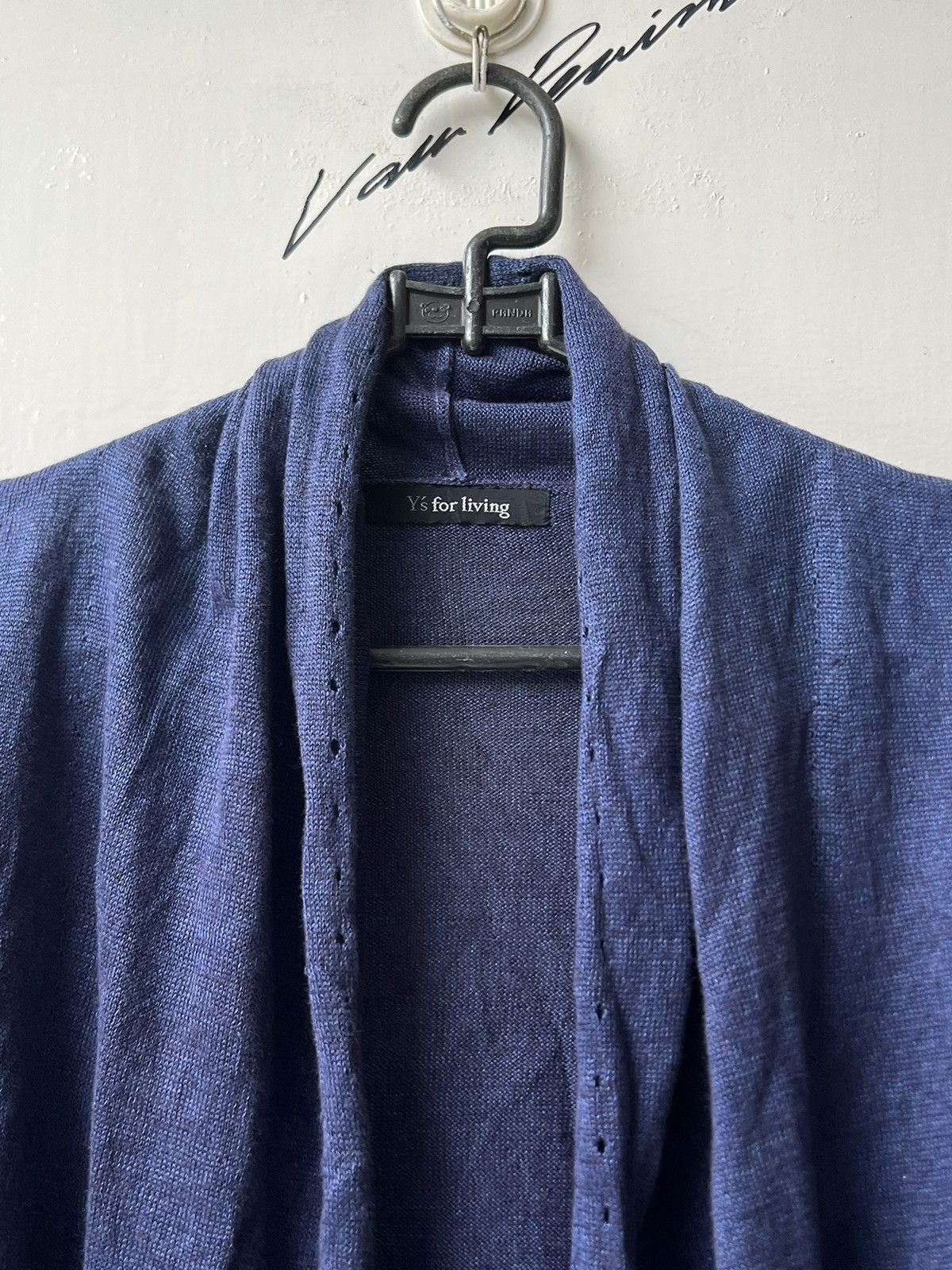 Yohji Yamamoto Y'S FOR LIVING Yohji Yamamoto Blue Cardigan Size US L / EU 52-54 / 3 - 12 Thumbnail