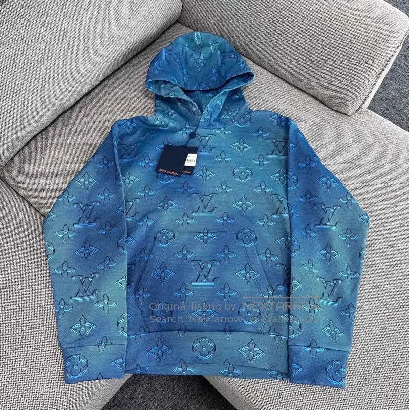 Louis Vuitton Louis Vuitton Blue Women's Hoodie . Size M / US 6-8 / IT 42-44 - 1 Thumbnail