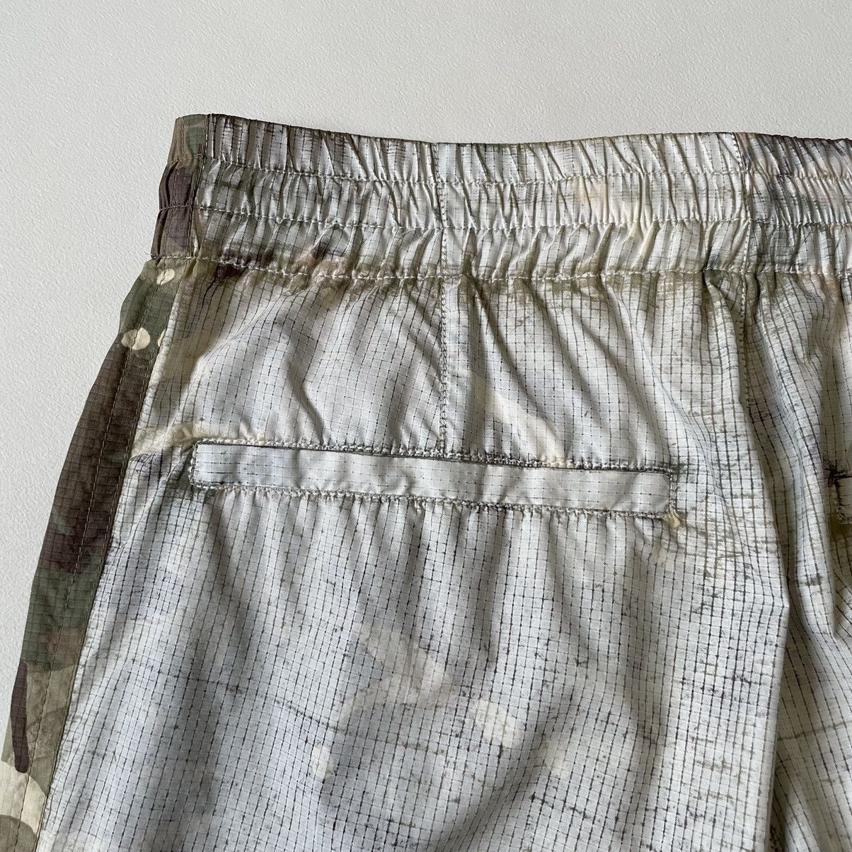 Dries Van Noten Sample White Coated Camo Nylon Utility Trousers Size US 34 / EU 50 - 14 Thumbnail