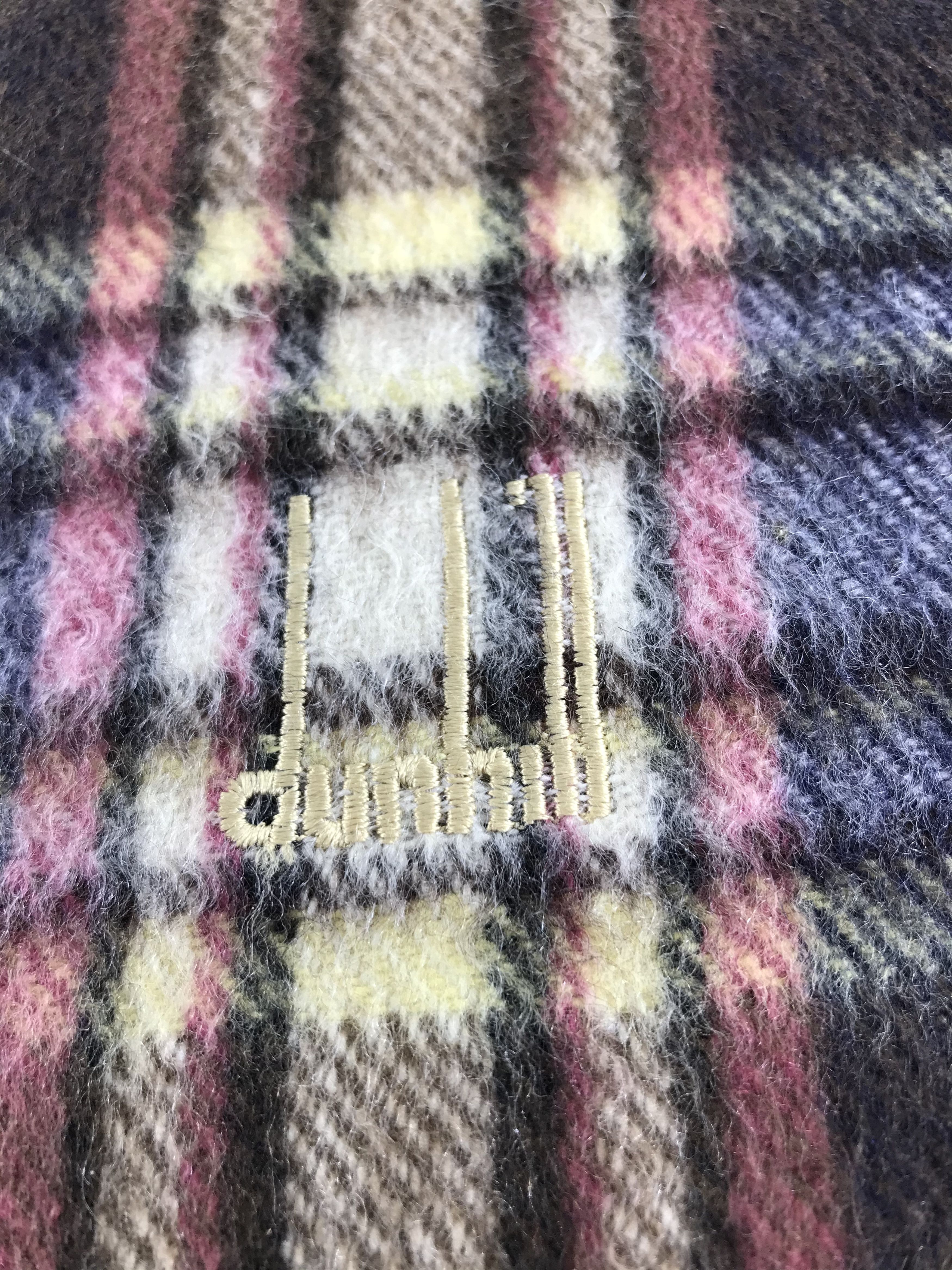 Alfred Dunhill Alfred Dunhill Tartan Cashmere Scarf Muffler V424 Size ONE SIZE - 4 Thumbnail