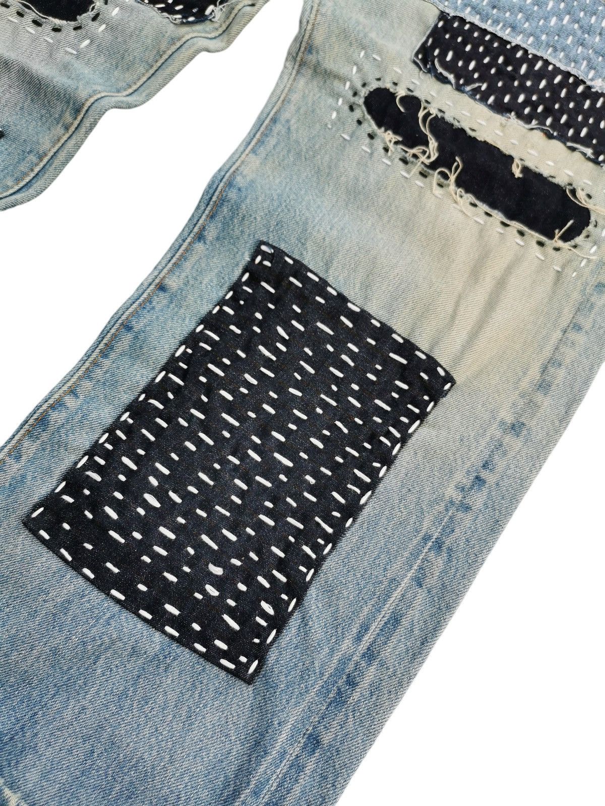 Levi's 80s Vintage Levis 501 Selvedge Rindem Top Button2 Size US 36 / EU 52 - 6 Thumbnail