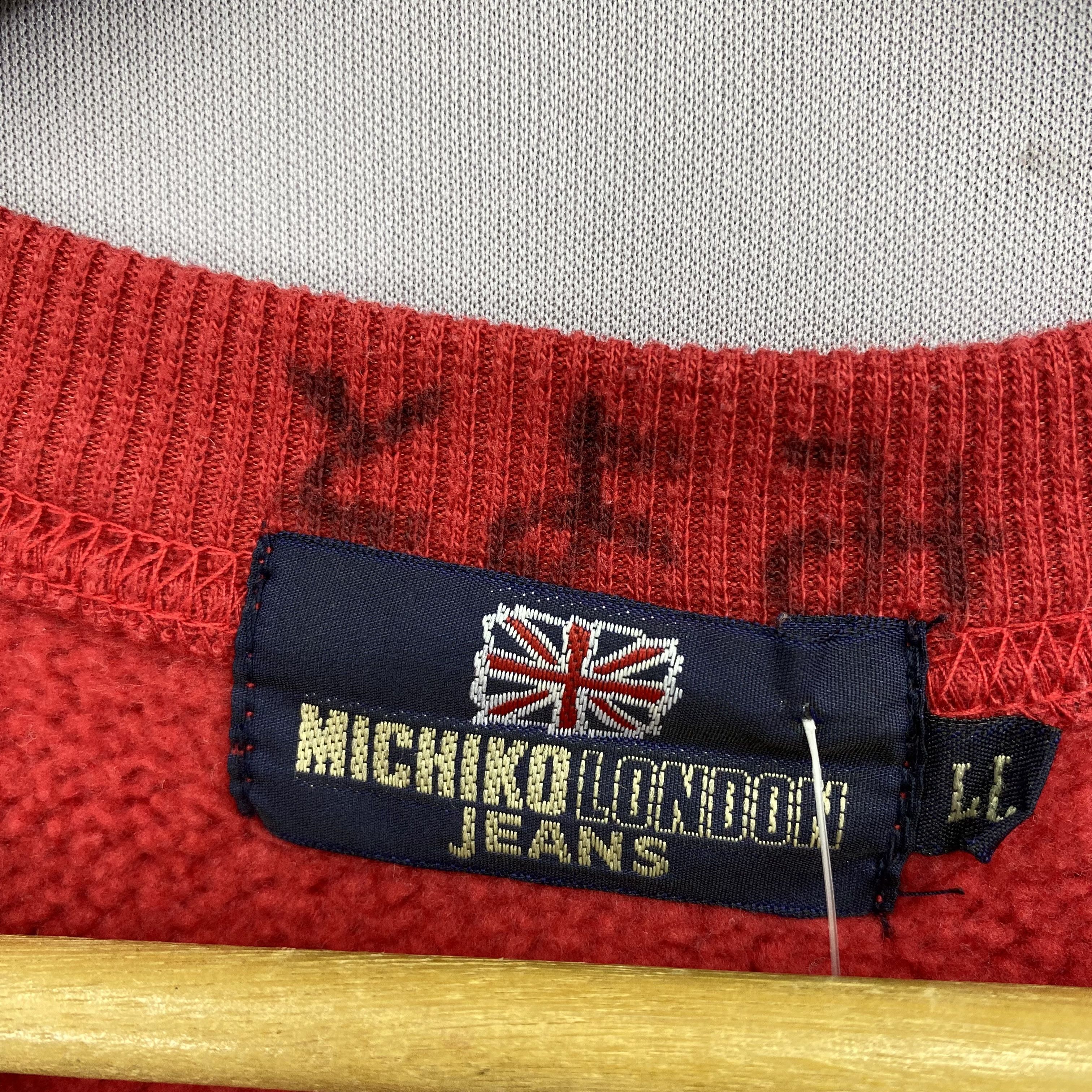 Michiko Koshino London Vintage Michiko London Jeans Sweater 90s Style Sweatshirt Size US L / EU 52-54 / 3 - 4 Thumbnail
