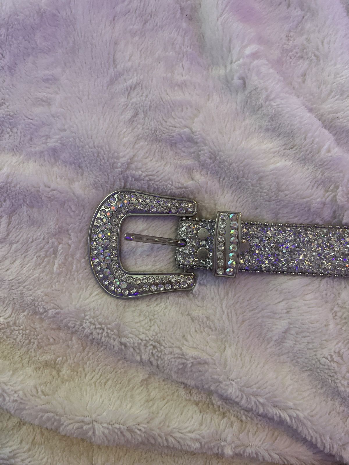 Other Grey Bling Belt Size 28 - 4 Thumbnail