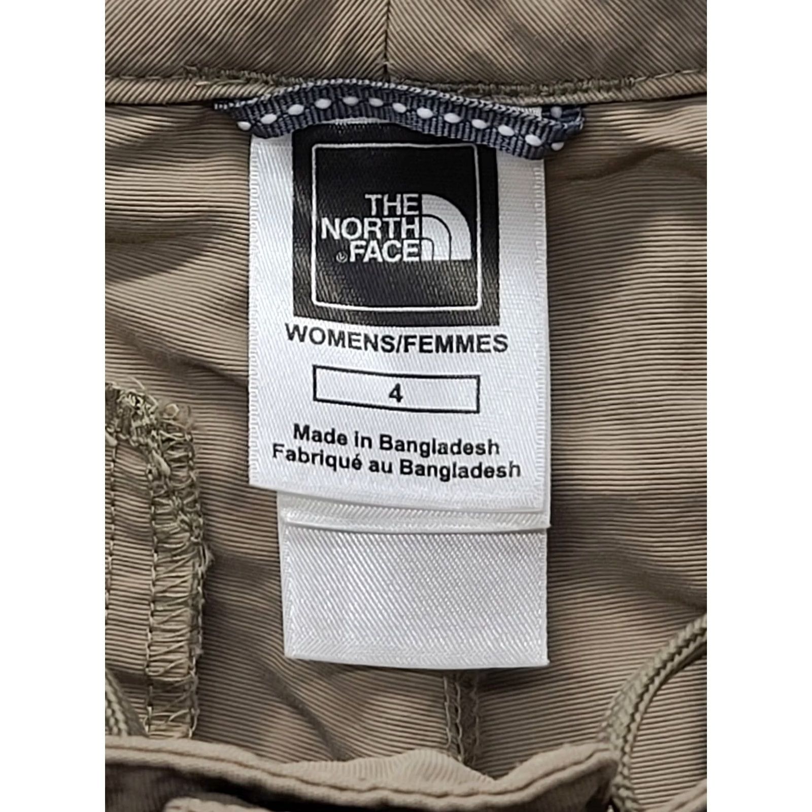 The North Face The North Face Capris Womens Regular Fit Nylon Capri Pants Beige 4 Inseam 22 in Pockets 4 Regular Mens Womens Girls Size ONE SIZE - 2 Thumbnail