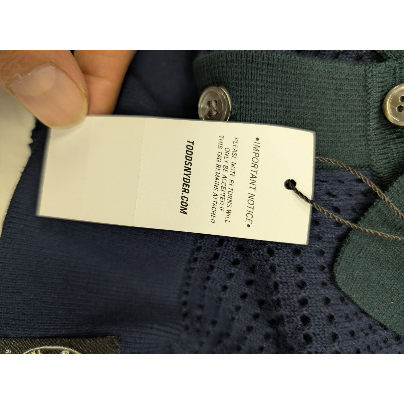 Todd Snyder o1rshd1 CC20 Polo Shirt in Classic Navy Size US S / EU 44-46 / 1 - 20 Thumbnail