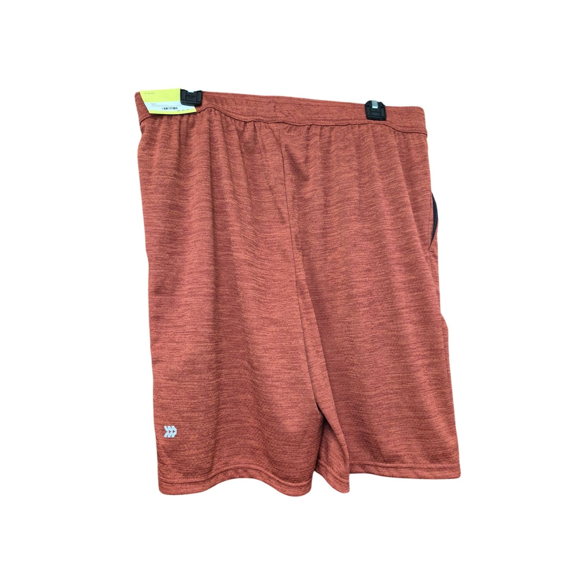 Other Mens Textured Red Athletic Shorts With Elastic Waistband & D Size ONE SIZE - 9 Thumbnail