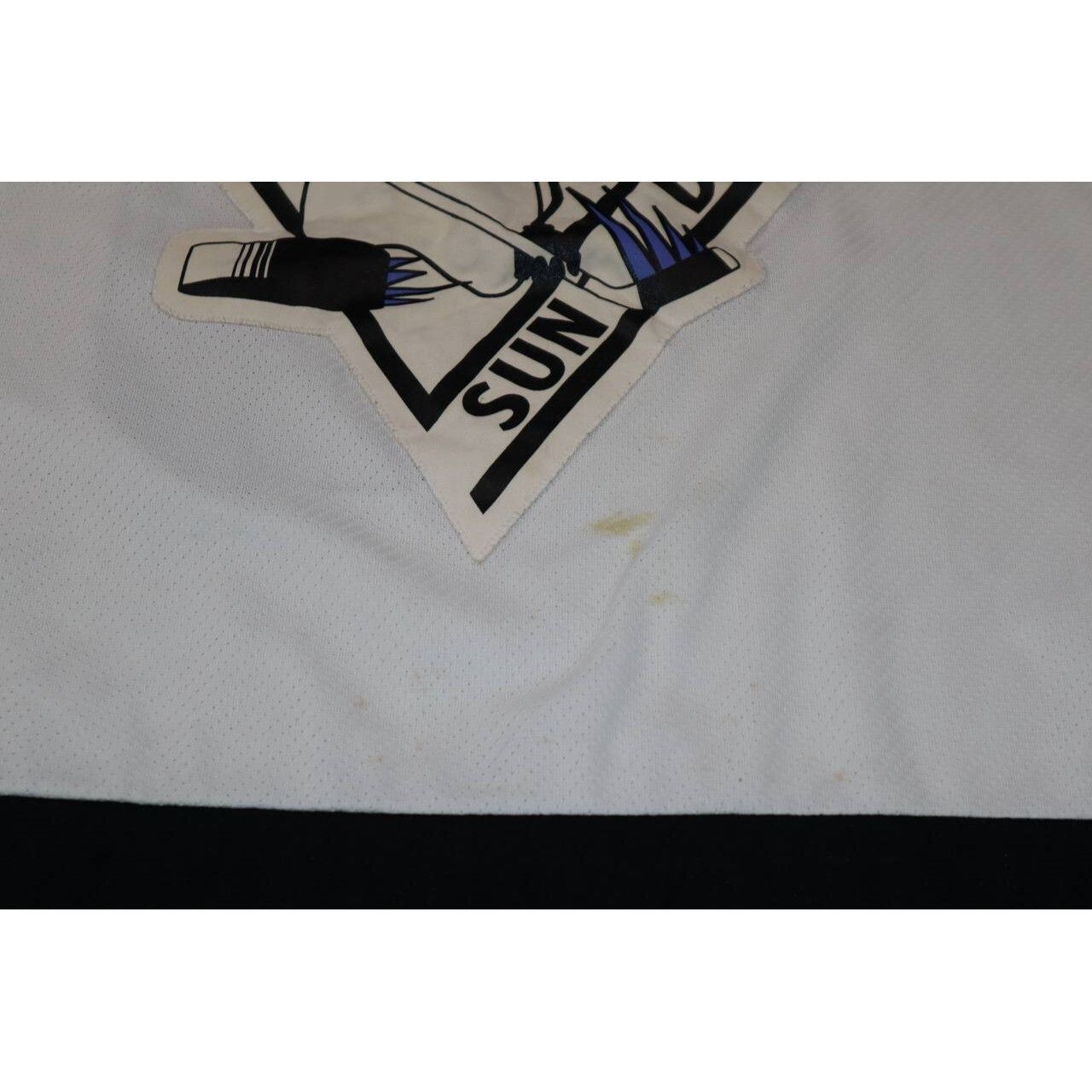Ccm Vintage 90s CCM Sun Dukes #9 Hong Hockey Jersey White Black Size US XL / EU 56 / 4 - 9 Thumbnail