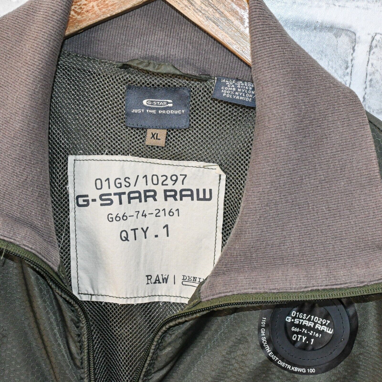 G-Star G Star RAW Men's Zip up Lightweight Jacket in olive Green Size US XL / EU 56 / 4 - 2 Thumbnail