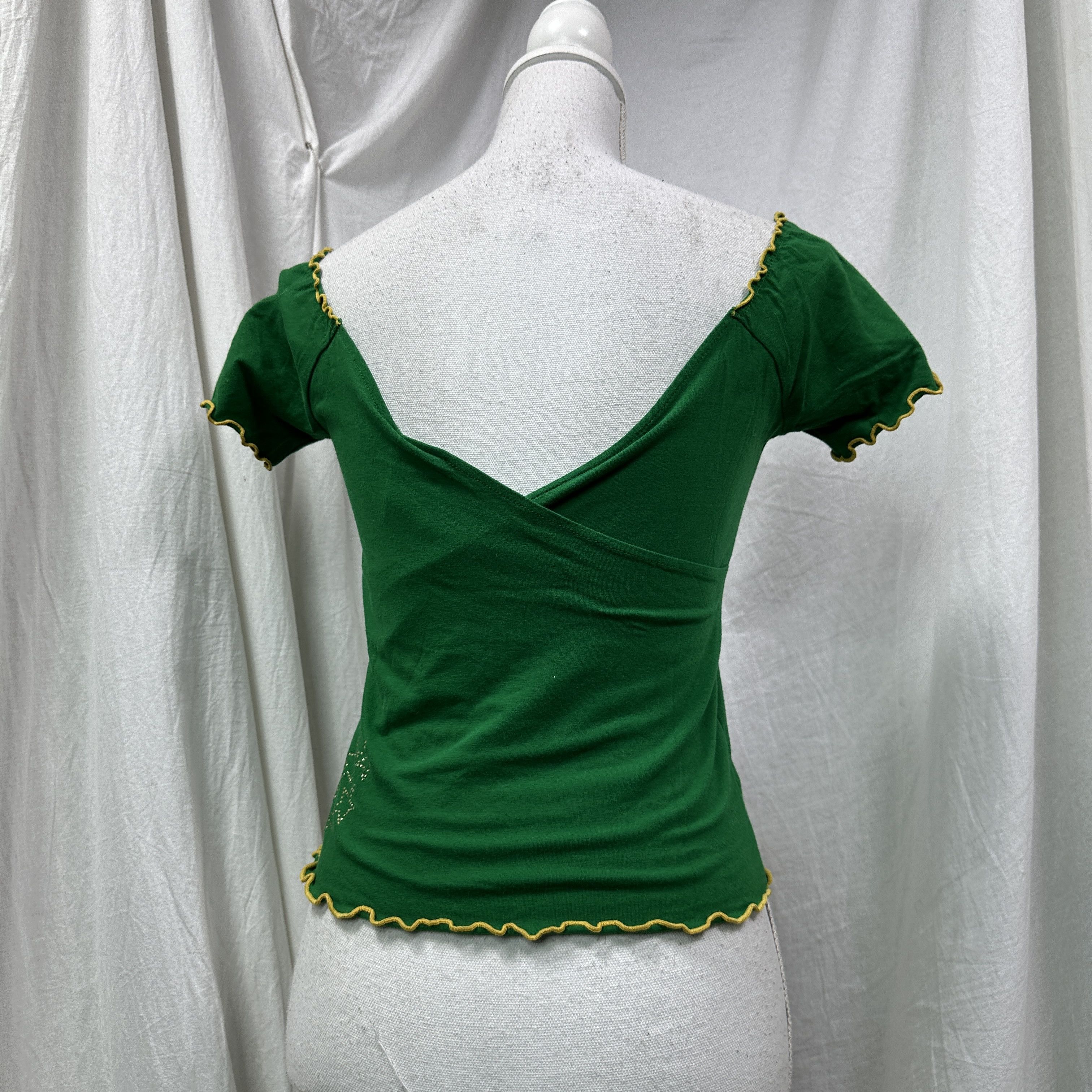 Nike Vintage Sporty Streetwear Nike Brasil Crop Top Y2K Size XS / US 0-2 / IT 36-38 - 5 Thumbnail