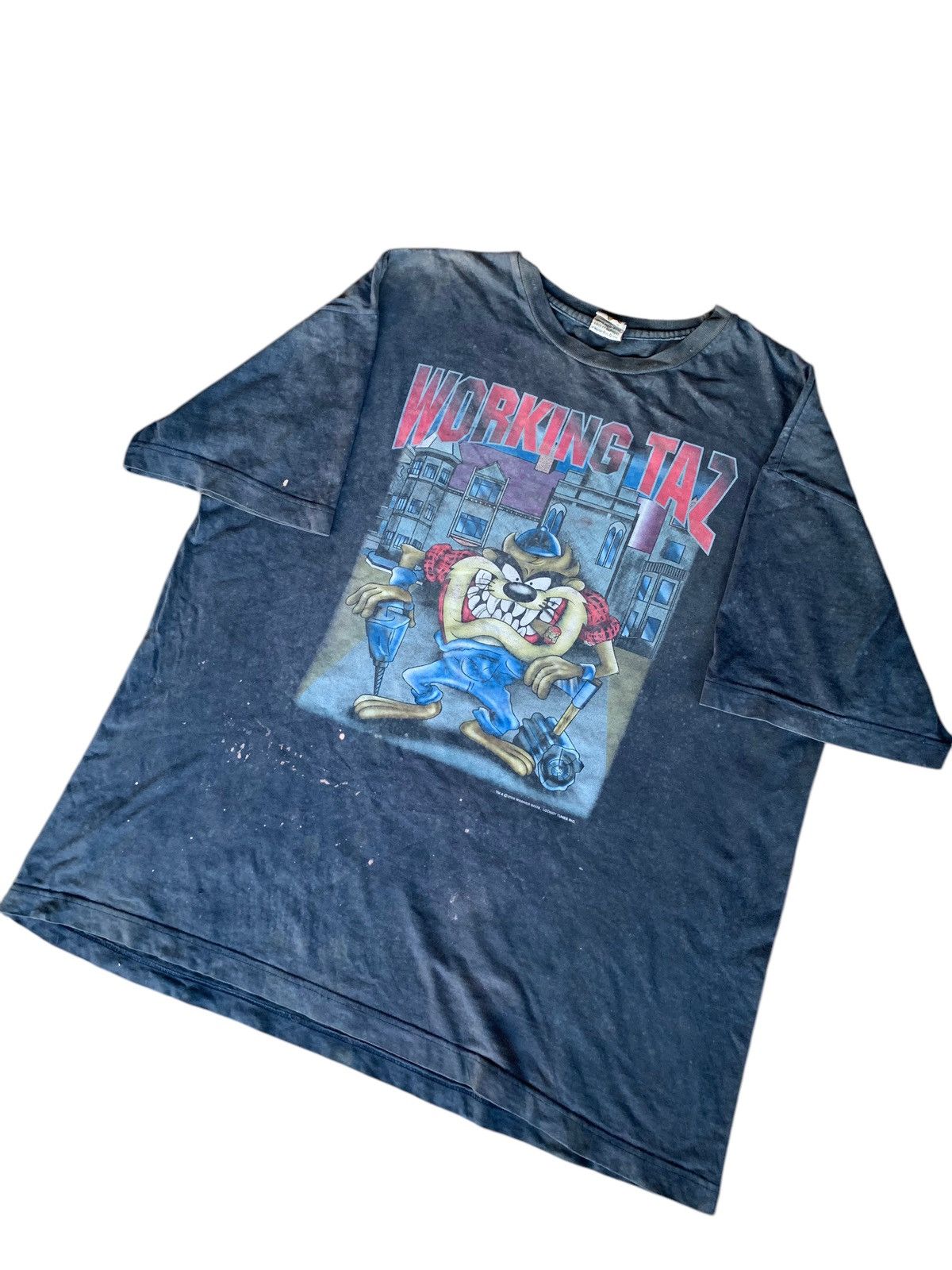 Japanese Brand × Kapital × Vintage VINTAGE SUNFADED TAZMANIAN LOONEY TUNES DISTRESSED SHIRT Size US XXL / EU 58 / 5 - 2 Thumbnail