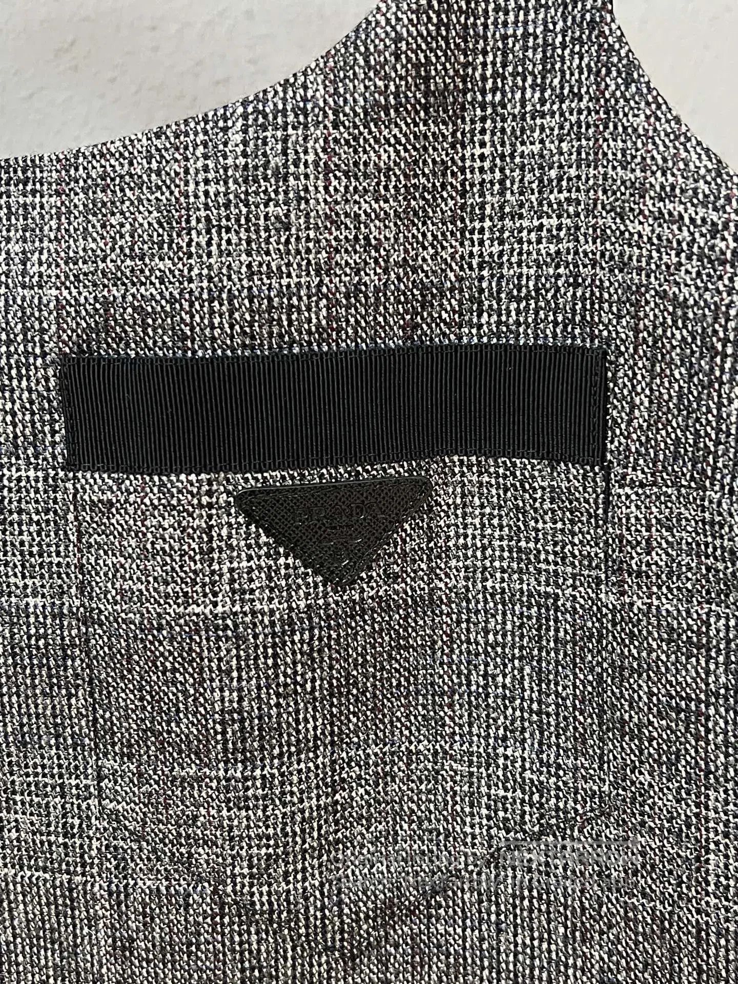 Prada Prada Gray Wool Bow Dress. Size M / US 6-8 / IT 42-44 - 3 Thumbnail
