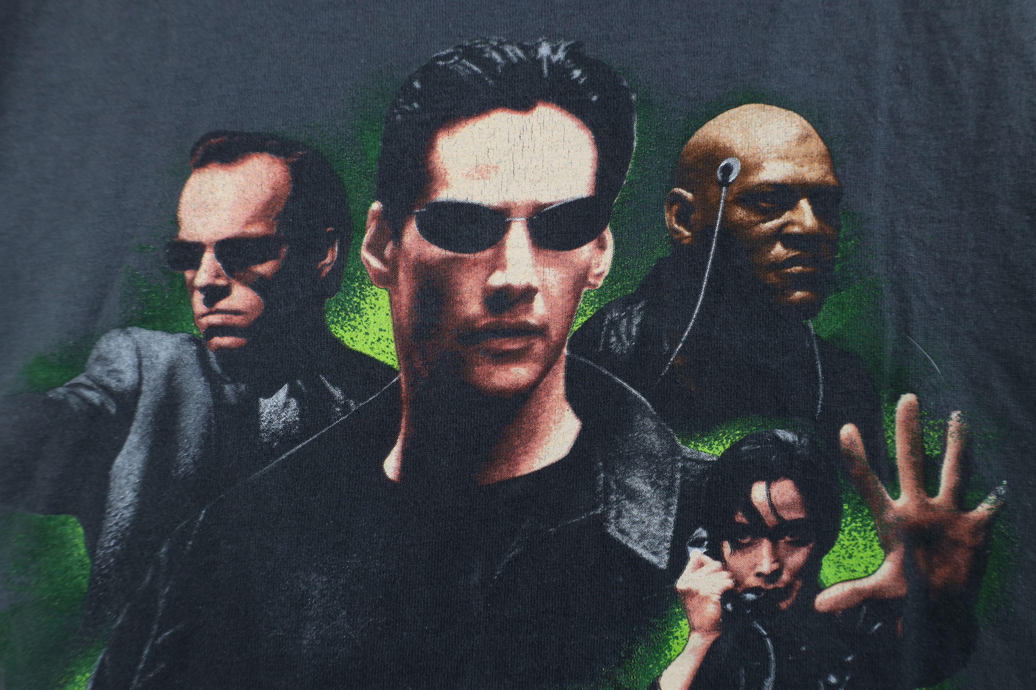Vintage Vintage Y2K The Matrix Morpheus Agent Smith Trinity T-Shirt Size US XXL / EU 58 / 5 - 5 Thumbnail