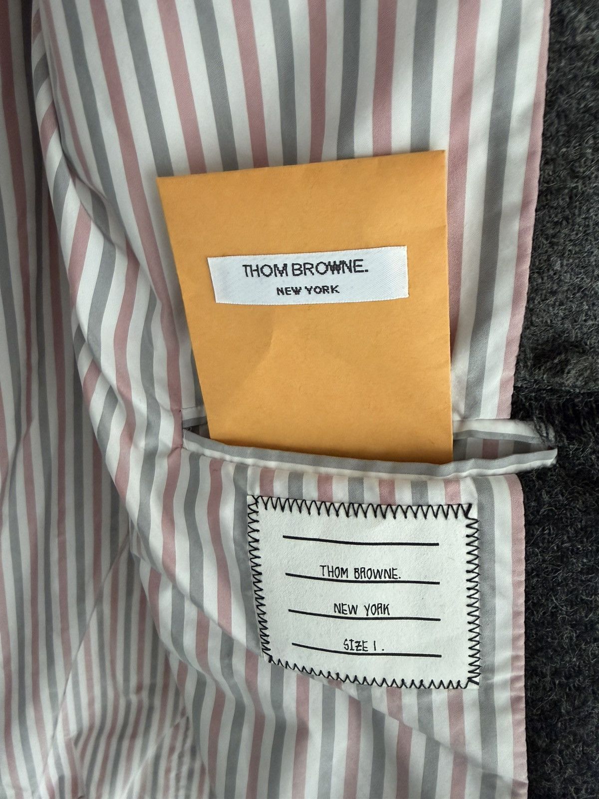 Thom Browne Thom Browne Patchwork Quilted Wool Coat (Size 1 Fits EU 48) Size US S / EU 44-46 / 1 - 9 Thumbnail