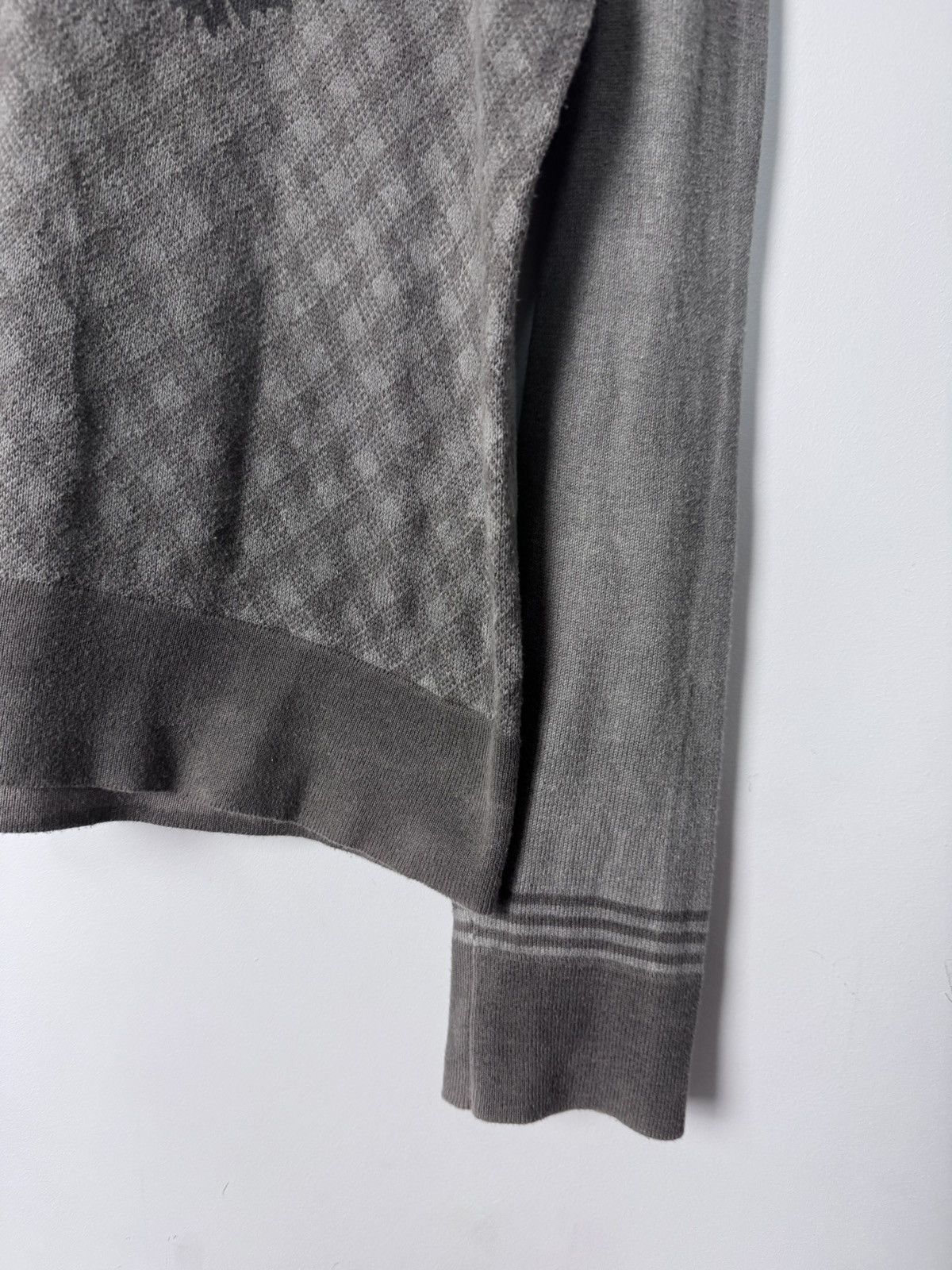 Diesel Diesel Y2K Distressed Crest Knit Sweater 00s Vintage Archive Size US L / EU 52-54 / 3 - 5 Thumbnail