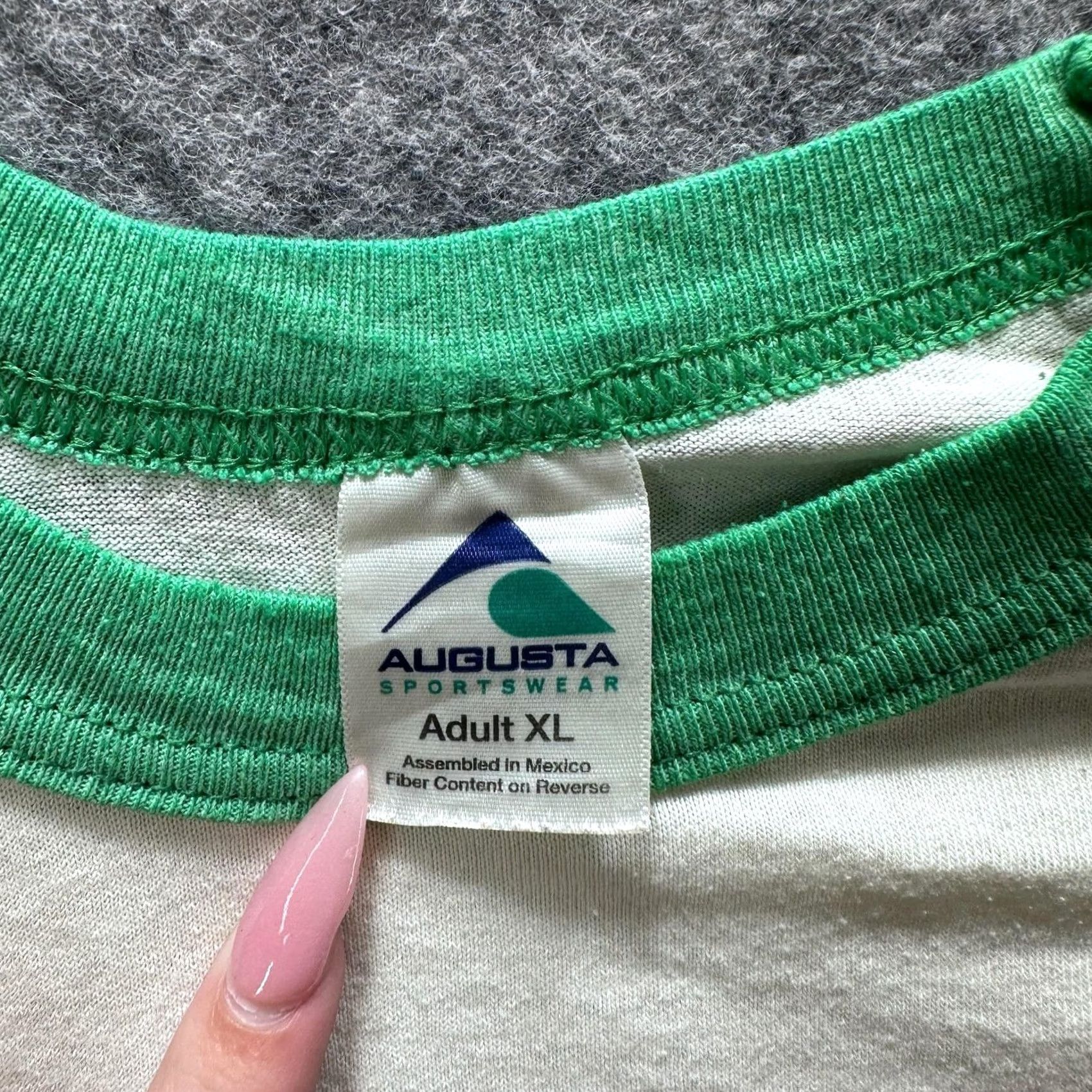 Augusta Sportswear VINTAGE Augusta Sportswear Shirt Mens XL White Celtic Fox Logo Tee Raglan Size US XL / EU 56 / 4 - 4 Thumbnail