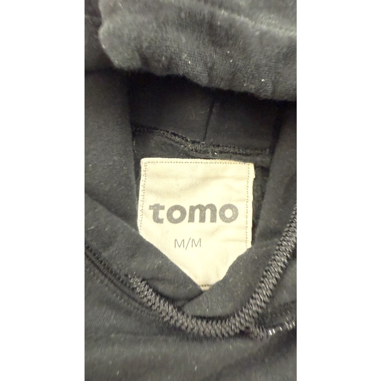 Vintage Tomo Hoodie Mens Medium Black Colombia Embroidered Pullover Sweatshirt Fleece Streetwear Size US M / EU 48-50 / 2 - 3 Thumbnail