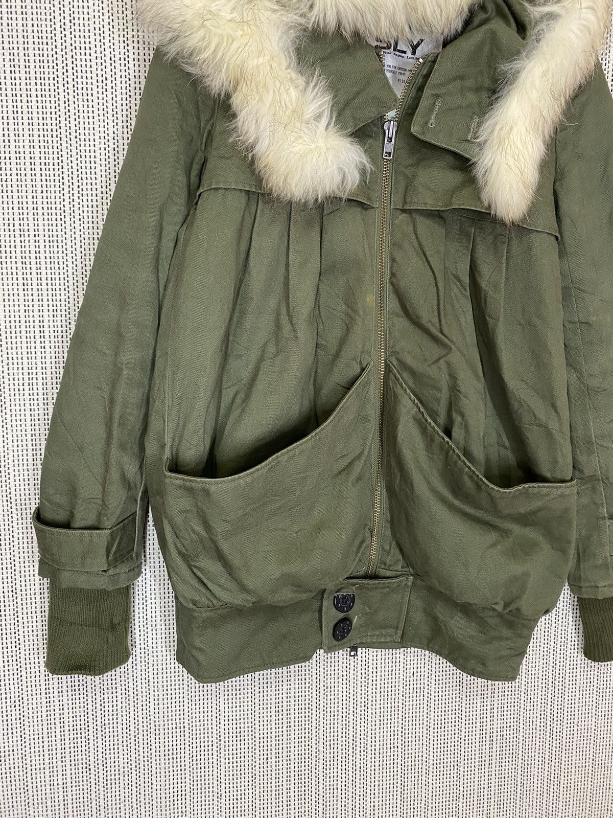 If Six Was Nine ‼️JAPANASE BRAND SLY PARKA MILITARY STYLE HOOD FUR VERY RARE‼️ Size US M / EU 48-50 / 2 - 3 Thumbnail