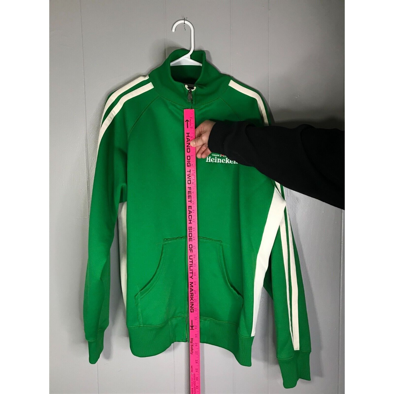 Other 2011 Rugby World Cup Zip up Heineken Stripes white Green XLa Size US XL / EU 56 / 4 - 7 Thumbnail