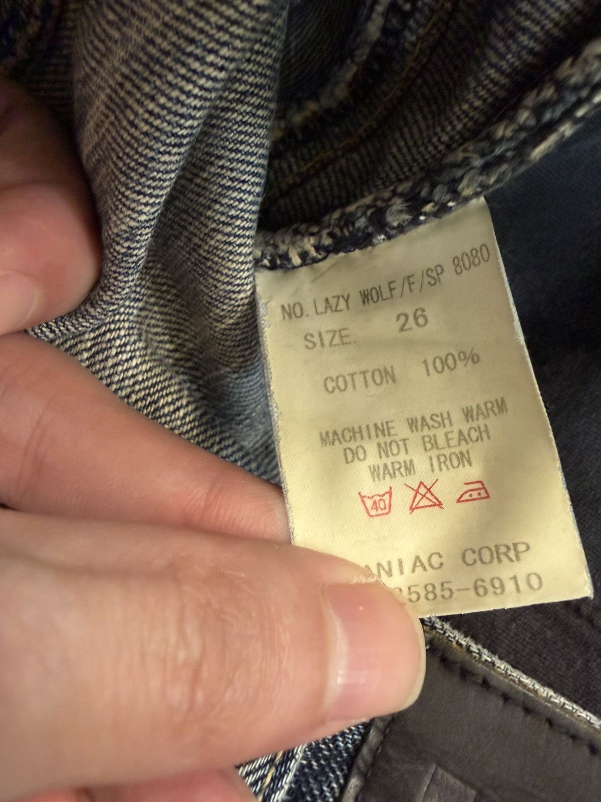 Le Grande Bleu (L.G.B.) LGB - Lazy Wolf Denim Dark Wash Size US 30 / EU 46 - 10 Thumbnail